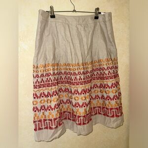 PETER NYGARD size 10 women skirt knee length VINTAGE